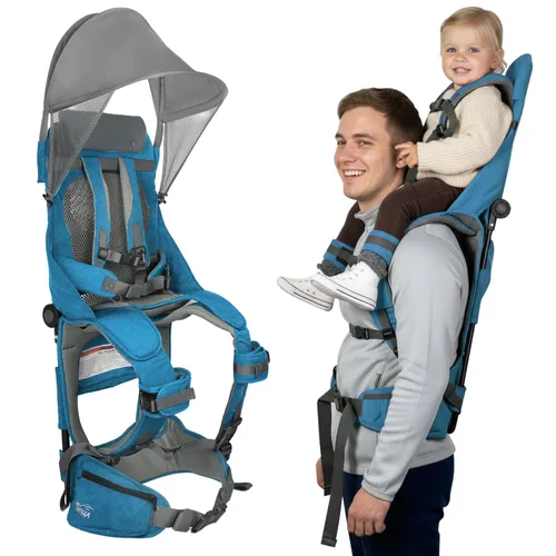 Miniatura 11 de WIPHA Mochila de Senderismo para Bebé, Mochila de Hombro Ligera para Niños Pequeños con Protección Solar, Mochila de Silla para Niños de 6 Meses a 2