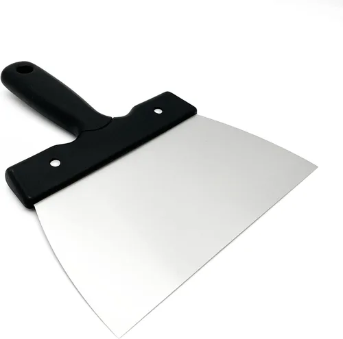 Miniatura 10 de Goldbaking Espátula de recubrimiento para raspador de chocolate raspador de masa de acero inoxidable (pequeña)