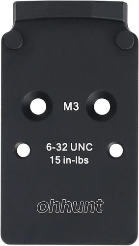 ohhunt Placa adaptadora óptica compatible con Walther PDP 2.0, compatible con Trijicon RMR/SRO/Holosun 407C/507C/508T
