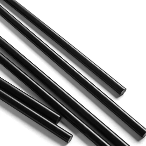 Miniatura 4 de Paquete de 24 barras redondas de plástico negro, 1/4 de pulgada de diámetro, 12 pulgadas de longitud (POM) barras de polioximetileno, grado