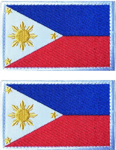 Miniatura 70 de 2 parches de bandera de Japón de AliPlus bordados tácticos militares moral parche apliques gancho y bucle