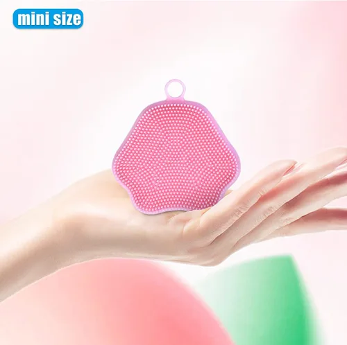 Miniatura 6 de Mini cepillo de limpieza facial de silicona, exfoliante facial manual, almohadilla de cepillo de limpieza, limpiador facial suave para exfoliar