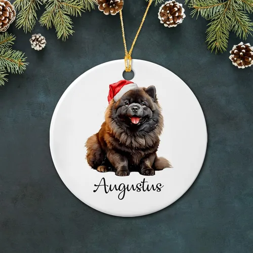 Miniatura 24 de Bichon Frise - Adorno de cerámica de Navidad 2025, adornos personalizados de Bichon Frise regalos para los amantes de los perros, bonito adorno