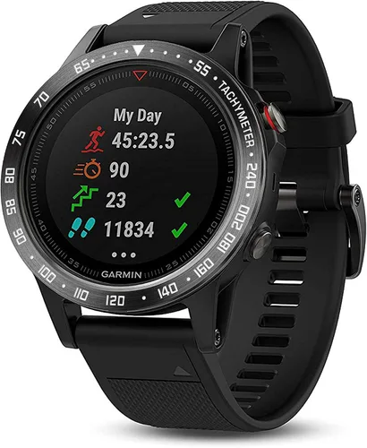 Miniatura 2 de Anillo de bisel de acero inoxidable compatible con Garmin Fenix 5/5 Plus, cubierta adhesiva antiarañazos y protector de colisiones para accesorio