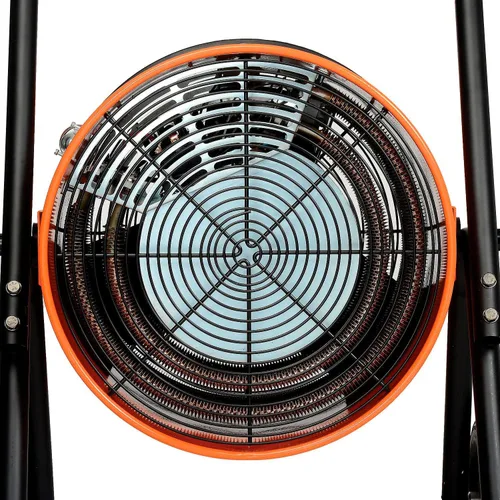 Miniatura 7 de Global Industrial 34120 BTU Calentador eléctrico portátil de salamandra con cable de 8 pies, termostato ajustable, 240 V, 1 fase, 10000 W