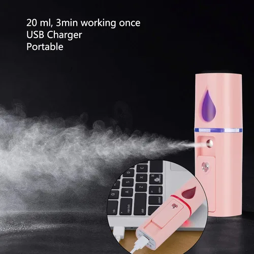 Miniatura 6 de Vaporizador facial para cara Nano Facial Mister Juego de vaporizador facial para limpieza profunda facial, mini vaporizador facial portátil