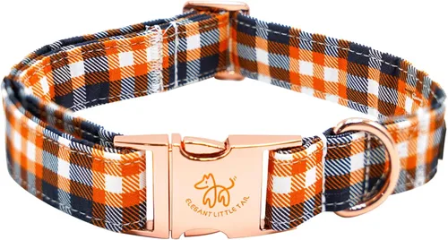 Miniatura 28 de Elegant little tail Collar para perro de Pascua, collar de perro con estampado de huevos de conejo, collar para mascotas, collar rosa para perros
