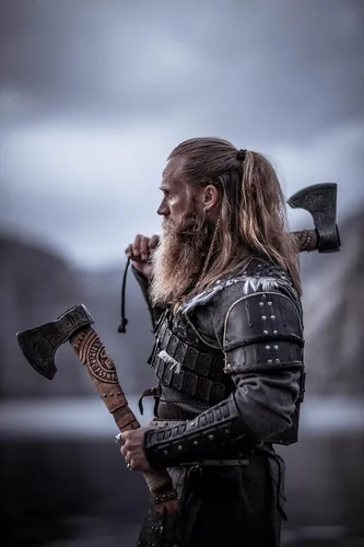 Miniatura 2 de Hacha vikinga forjada a mano de 22 pulgadas con vaina, hacha con vaina, hacha para hombres, hacha de supervivencia, hacha de campamento barbuda