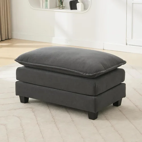 Miniatura 67 de Juego de sofá seccional modular de gran tamaño, sofá de nube convertible de asiento profundo, sofá esquinero grande en forma de L con cojines Beige