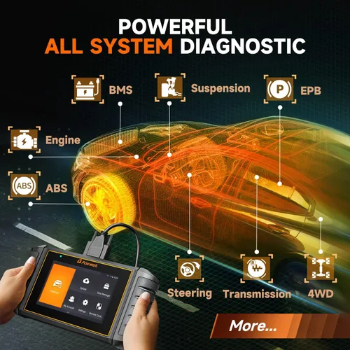 Miniatura 3 de FOXWELL NT726 - Escáner OBD2 para todos los sistemas 2026 con más de 12 restablecimientos de servicio, escáner de diagnóstico para todos