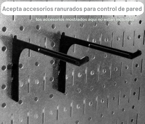 Miniatura 5 de Organizador de herramienta control de pared 30-wrk-400wb estándar panel perforado mesa de trabajo de metal, 30-WRK-400 BB Negro