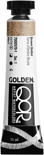 Miniatura 18 de GOLDEN QoR Acuarelas para artistas, Azul cobalto y teja, tubo de 11 ml, pintura profesional de acuarela, semiopaca Verde azulado cobalto
