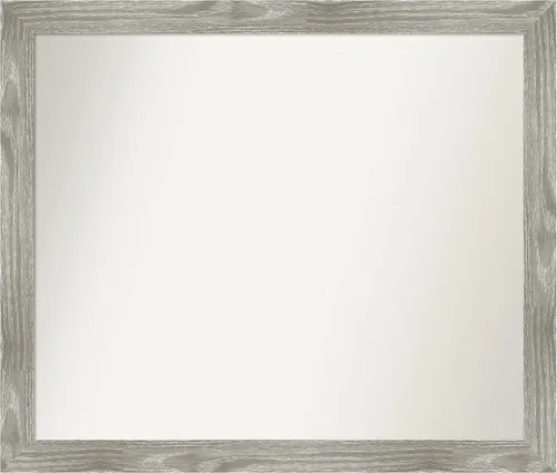 Miniatura 154 de Amanti Art Espejo personalizado, espejo de baño gris plomo a rayas, espejo de pared o espejo de tocador de baño sobre el fregadero