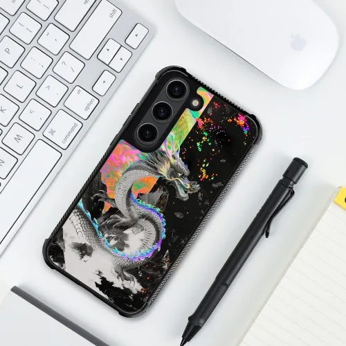 Miniatura 502 de CARLOCA Funda compatible con Samsung Galaxy S22 Ultra, diseño gráfico de Star Howling Wolfs Samsung Galaxy S22 Ultra, diseño gráfico, a prueba