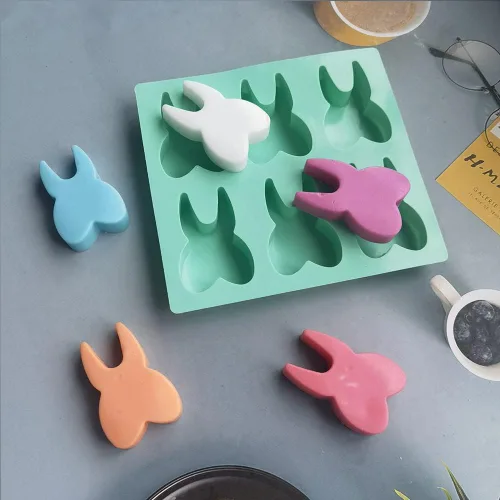 Miniatura 5 de Molde de silicona para dientes con forma de dientes, bandeja para cubitos de hielo, molde de chocolate, molde para dulces, mini molde para jabón