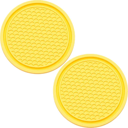 Miniatura 18 de 2 piezas posavasos para portavasos de automóvil, posavasos universales antideslizantes para portavasos de automóvil, 2.75 pulgadas posavasos