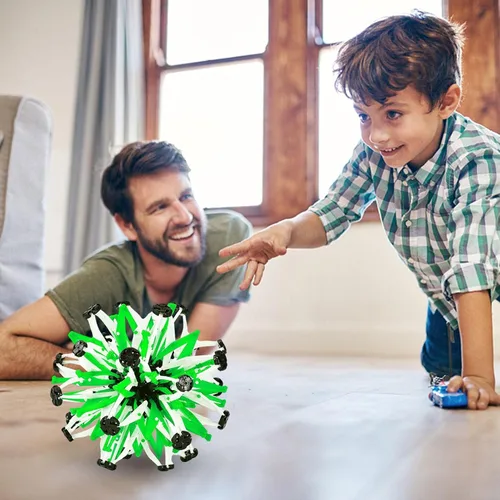 Miniatura 7 de Bola extensible que brilla en la oscuridad, colorida bola mágica expansible para niños Shakven