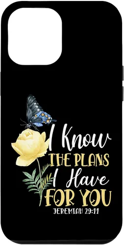 Miniatura 26 de Christian Bible Verse Butterfly Rose Flower Jeremiah 29:11 Case for iPhone 17