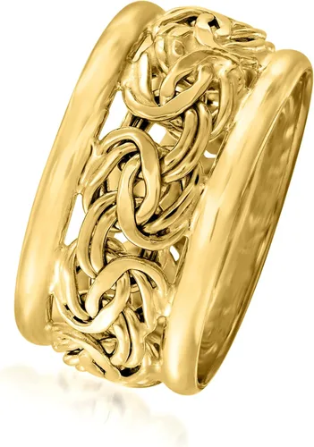 Miniatura 3 de Ross-Simons Anillo bizantino ancho de oro amarillo de 18 quilates, Oro, no conocido