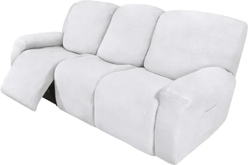 Miniatura 55 de Easy-Going - Funda elástica para sofá reclinable y sofá cama, 6 piezas, protector de muebles, suave, parte inferior elástica, tela jacquard