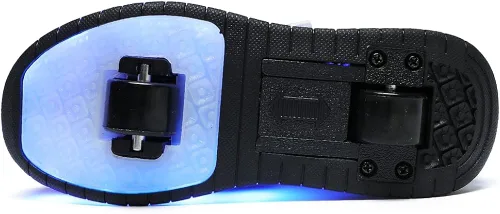 Miniatura 5 de Nsasy Zapatos de ruedas para niñas y niños, zapatos de ruedas para niños, zapatos de ruedas con luz LED para niños