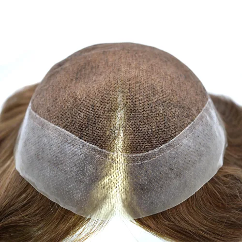 Miniatura 143 de Toupee para hombres Piezas de cabello humano real Encaje suizo para hombres Toupee unidades de cabello humano europeo para hombres Hairpieces