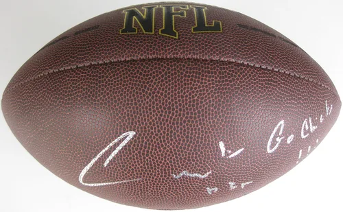 Charcandrick West, Kansas City Chiefs, Kc, firmado, autografiado, fútbol de la NFL, un COA con la foto de prueba de West Firming