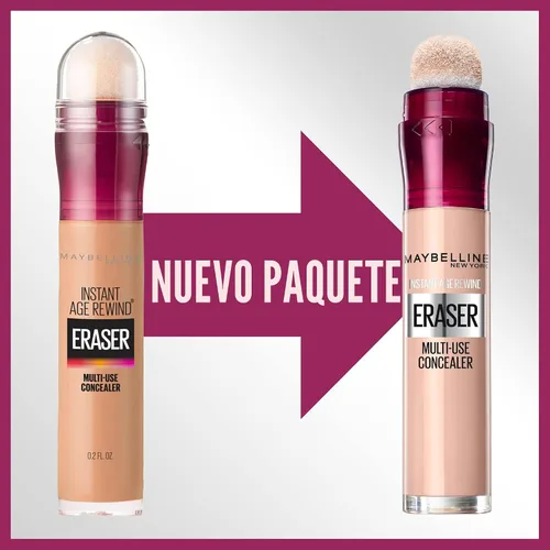Miniatura 9 de Maybelline Instant Age Rewind Eraser - Corrector multiusos para tratamiento de círculos oscuros, 100, 1 unidad (el embalaje puede variar)