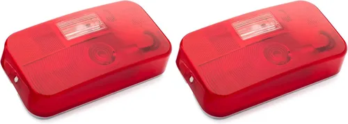 Miniatura 14 de Lumitronics Luz Roja de Montaje en Superficie de Parada/Giro/Cola, Soporte de Matrícula/Luz para RV, Remolque, Camper, Quinta Rueda y Autocaravanas