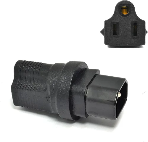 Miniatura 25 de Ceptics Japón, Filipinas NEMA 1-15 Adaptador de Enchufe de Energía para Viaje Acepta NEMA 5-15R - Certificado ETL - Grado Industrial (IG-6)