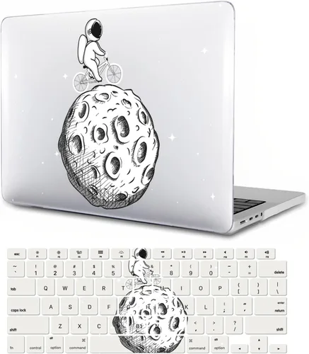 Miniatura 37 de Funda para MacBook Pro 14 2023 M2 A2779 A2442 M1 Pro/Max, Carcasa Protectora de Plástico Duro para Laptop y Cubierta para Teclado, Tablero de Damas