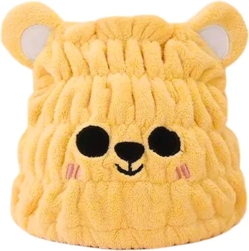 Miniatura 16 de Toalla de microfibra para el pelo para niños, gorro seco de elefante azul, absorbe agua, absorbente y rápido, toalla de secado rápido para niñas