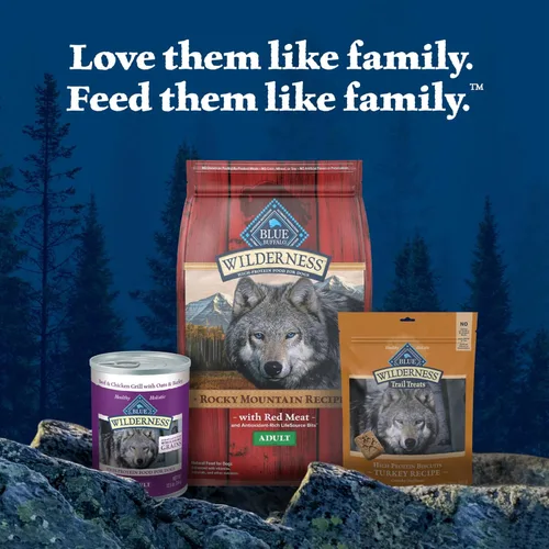 Miniatura 8 de Blue Buffalo Wilderness Trail Treats - Galletas crujientes para perros, sin granos, con alto contenido de proteínas, receta de pavo, bolsa de 24
