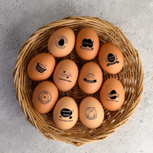 Miniatura 5 de Sellos de huevos para huevos frescos, sello de huevo personalizado y etiqueta de huevo de pato para creaciones de granja y cocina con múltiples