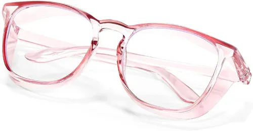 Miniatura 13 de SQIMZAR - Lentes de seguridad para mujeres, para enfermeras, lentes protectores, lentes de seguridad antivaho Púrpura claro+rosa claro