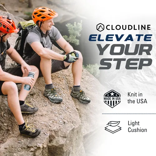 Miniatura 5 de CloudLine - Merino Wool Socks for Men & Women, Wool Running Socks - Light Cushion, Breathable, Moisture Wicking - Made in USA