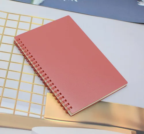 Miniatura 8 de Yansanido Cuaderno en espiral, 4 piezas A5 con tapa dura gruesa de plástico de 7 mm con líneas universitarias de 4 colores, 80 hojas - 160 páginas