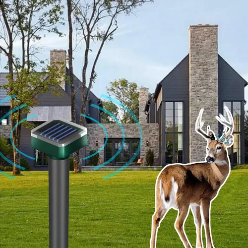 Miniatura 2 de Eficaz repelente solar de ciervos al aire libre - Los mejores dispositivos disuasorios de ciervos para tu patio, mantén a los ciervos alejados