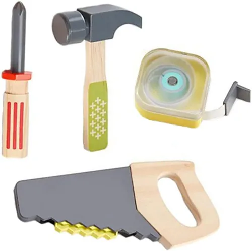 Piezas de repuesto para cinturón de herramientas Fisher-Price DIY - GGT60 ~ Martillo de simulación de repuesto, destornillador, cinta métrica y