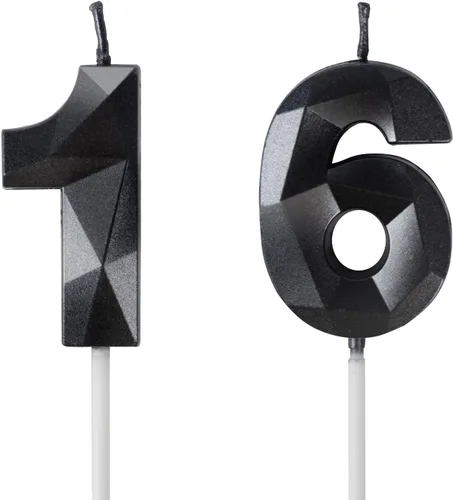 Miniatura 211 de Velas de cumpleaños número 15, velas número 15, velas de feliz cumpleaños de oro rosa para pastel, decoraciones de cobertura de pastel de diseño 3D