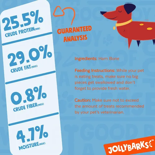 Miniatura 4 de Huesos de fémur de cerdo de 8 pulgadas para perros (paquete de 3), huesos grandes para perros grandes, jamón gourmet de carne de res
