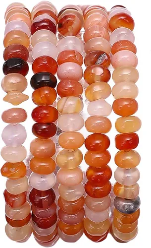 Miniatura 36 de BEADIA Cuentas Facetadas de Piedra Natural Amazonita Rondelle 3x4mm Cuentas Semipreciosas Sueltas para Hacer Joyas 38cm