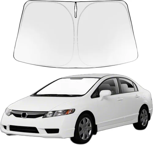 Miniatura 32 de Proadsy Parasol para parabrisas actualizado 2025, ajuste personalizado Dodge RAM 1500 2Dr 2019-2024 2025, 4 capas, plegable, protector de parasol