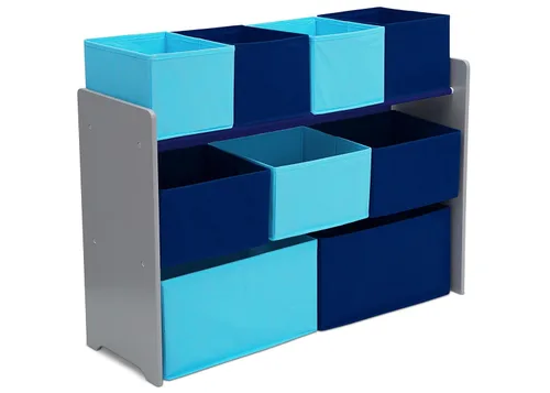 Miniatura 7 de Delta Children - Organizador de juguetes Deluxe con múltiples compartimentos y contenedores de almacenamiento, certificado Greenguard Gold