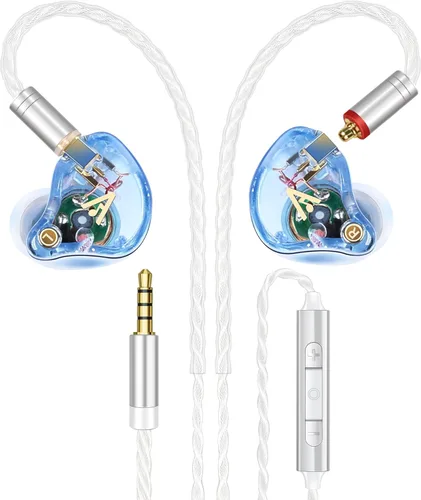 Miniatura 24 de Vibes 202 - Auriculares con cable - Auriculares HiFi in Ear Monitor - Auriculares profesionales con aislamiento de ruido - Sonido claro, graves