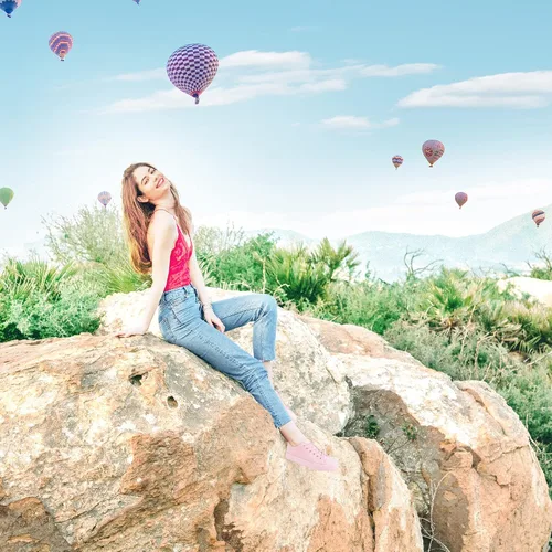 Miniatura 5 de Obtaom Zapatos de lona para mujer, zapatos deportivos de moda para caminar
