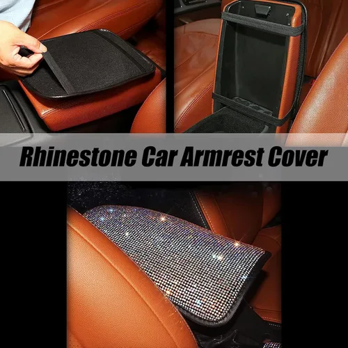 Miniatura 6 de ZKFAR Paquete de 1 funda para reposabrazos de automóvil, 8.66 x 11.81 pulgadas, bonita y encantadora funda protectora para consola central