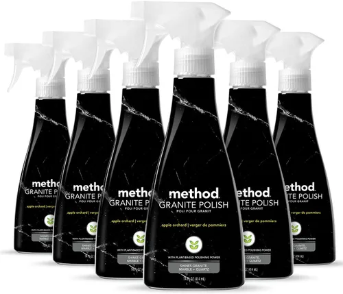 Miniatura 8 de Method Spray limpiador diario de granito, huerto de manzanas, agente de limpieza para granito, mármol y otras piedras selladas, botellas de spray