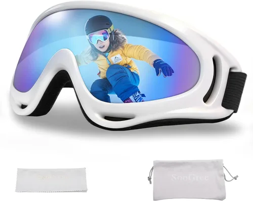 Miniatura 8 de SooGree Gafas de esquí para Hombres Mujeres Niños Jóvenes Niños o Niñas Gafas de nieve para snowboard Gafas de esquí resistentes al viento y al