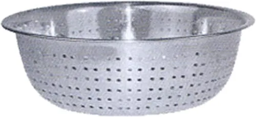 Miniatura 8 de Winco Colador Chino con agujeros de 2.5 mm, 11 pulgadas, acero inoxidable, mediano